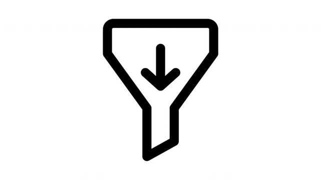 funnel download animation