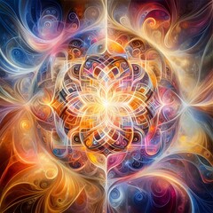 abstract fractal background