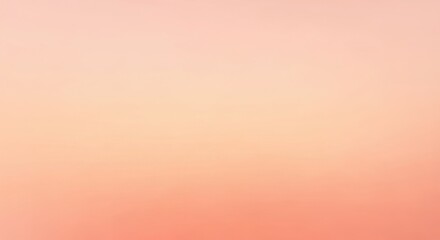 Soft Pastel Peach and Coral Gradient Smooth Abstract Background