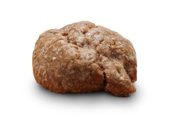Minced meat isolated on transparent background
