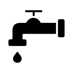 Tap Water Glyph Icon