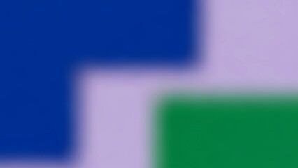 Abstract blurred background of deep blue and vibrant green, separated by soft lavender, for modern graphic and digital design projects