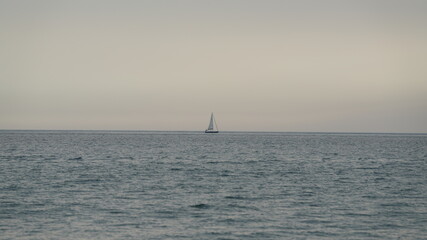 Obraz premium The beautiful sea view with the cloudy sky as background in summer