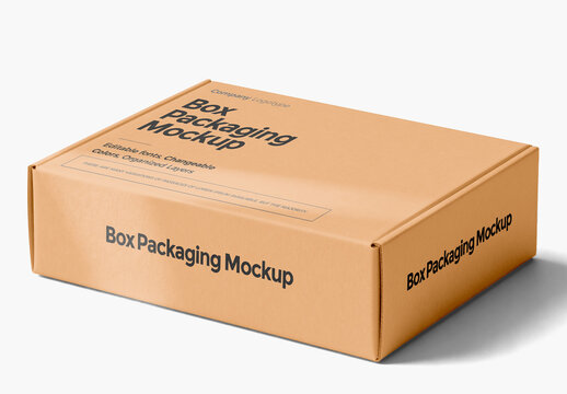 Kraft Box Mockup