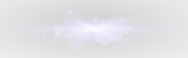 Soft purple light forms gentle horizontal trails. Dust-like sparks hover in the glow. A subtle radiant mist settles along the bottom. PNG