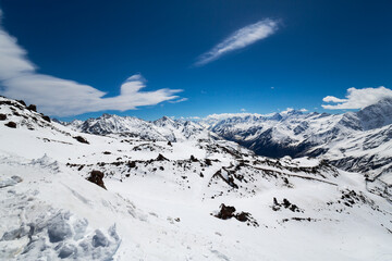 Panoramic View The Caucasus Mountains