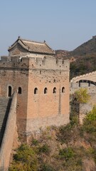 Fototapeta premium The great walls view which is located in Jinshan mountains in China 