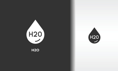 H2O Vector, Icon Or Logo Sign Isolated Symbol Illustration