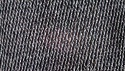 Gray woven fabric: a high-detail close-up shot