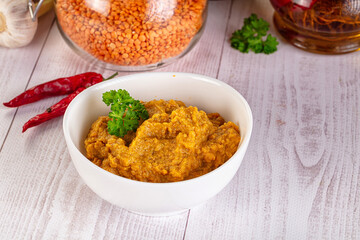 Indian cuisine - Lentil vegan dal