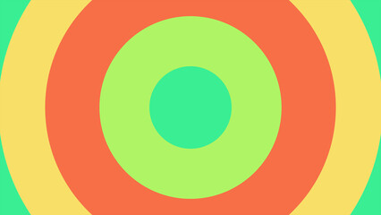 Abstract graphic background of red and orange tones circles. horizontal illustration