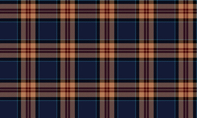 Fototapeta premium Seamless plaid pattern in blue, beige, red, and blue for clothing, skirts, pants, dresses, and blankets. Gives a classic and modern feel.