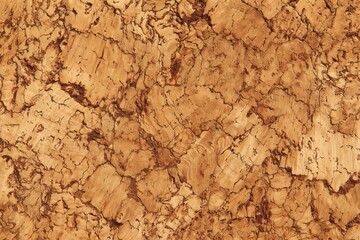 Detail of the textured surface of natural cork.