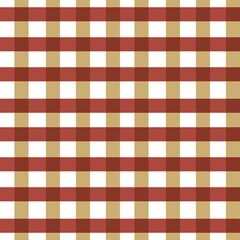 Red and White Gingham Seamless Pattern, Christmas colours