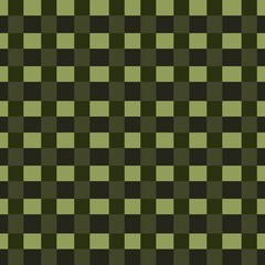 Dark Green Tartan Plaid Seamless Pattern