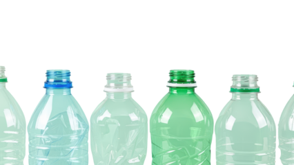 Recycled plastic bottles showcase sustainability and environmental awareness, promoting responsible consumption and eco friendly practices for a healthier planet