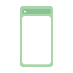 Text Box icon element for UI, Web, message banner in flat color vector illustration for Mockups