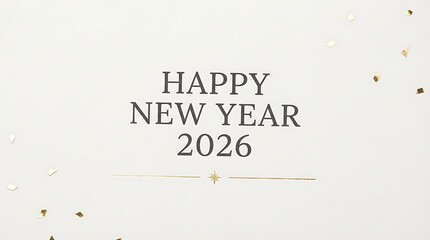 New Year Celebration Background with Gold Confetti