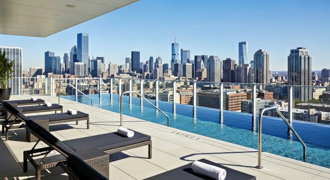 Luxury Modern Walk-in Closet with Vanity and Mirror Design