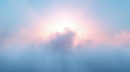 sun rays and clouds