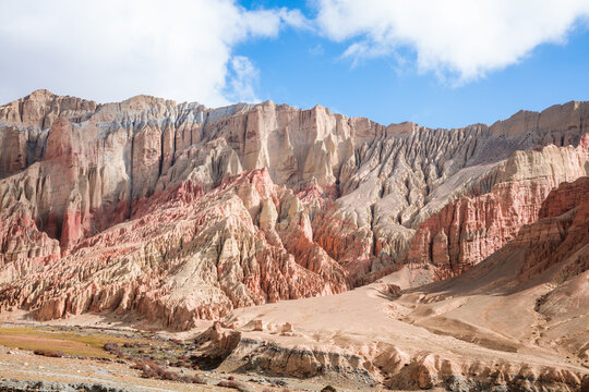 Arid landscape, Upper Mustang region, Nepal