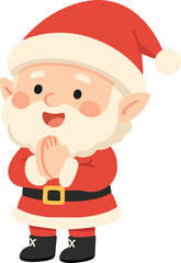 Cartoon Santa Claus Character Illustration