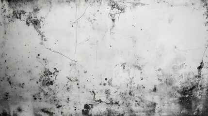 A textured, weathered wall with stains, cracks, and smudges, showcasing a monochrome aesthetic and a sense of decay.
