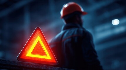 Safety protocols for industrial workers factory setting action plan urban environment low angle work safety measures