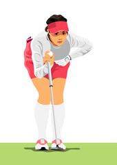 女子プロゴルファー