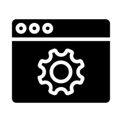 Browser Settings and Configuration Icon  Website Management