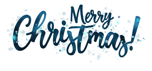 Merry Christmas Greeting Card With Festive Design