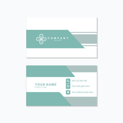 Elegant business card design showcasing company branding and contact details, perfect for modern professionals and corporate identity projects