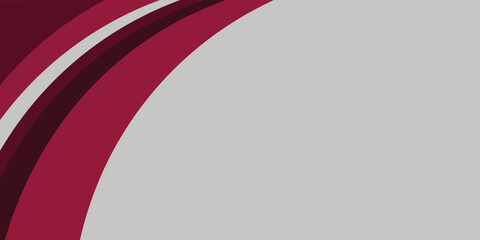 Futuristic abstract red and gray. Triangle on bright white color geometric design. Modern overlap