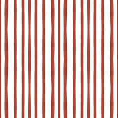 Seamless pattern with uneven red stripes	
