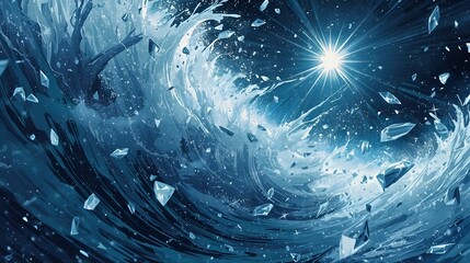 ブリザード、猛吹雪、地吹雪、氷の攻撃呪文