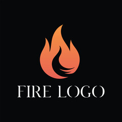 Modern fire icon vector illustration. Abstract burning blaze symbol for a creative company logo design concept