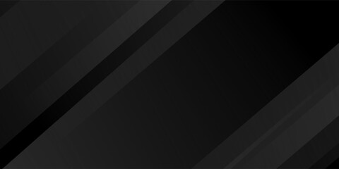 Obraz premium Black abstract background. Elegant dark diagonal shape elements. Modern luxury grey gradient graphic design.