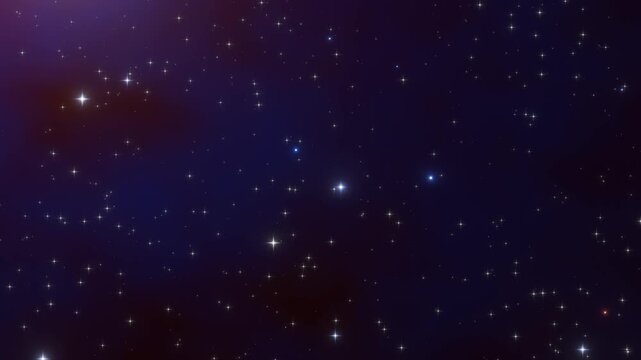 きらめく無数の星と流星、暗黒物質のループアニメーション-Loop animation of countless sparkling stars, meteors, and dark matter