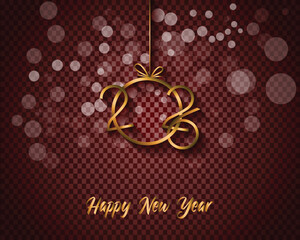 2026 Happy New Year background for your seasonal invitations, festive posters, greetings cards.