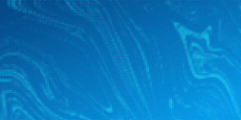 Minimal geometric background. Dynamic blue shapes composition with white lines. Abstract background modern hipster futuristic graphic. VEctor