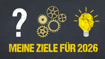 Obraz premium Meine Ziele für 2026 