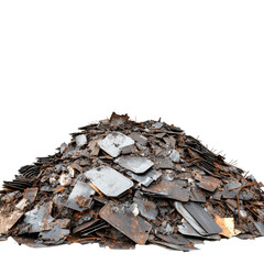 Metallic Remnants: A mound of weathered metal fragments, offering a raw depiction of decay, transformation, and the relentless march of time.