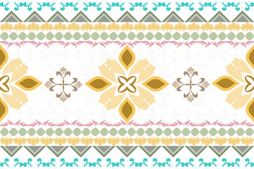 Abstract flora, Geometric Ethnic traditional seamless,Knitting,Navajo Native American Indian, tribal, traditional, pattern design for carpet, print, wrap, decorative, illustration, Fabric, Wallpaper, 