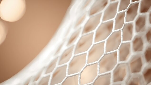 Close-up of white hexagonal wire mesh with honeycomb pattern, used as a background for text or UI design, Earth Day