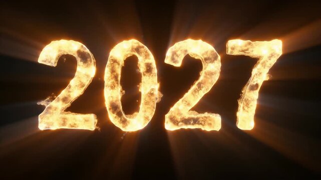 2027が氷から光へと変化する情緒的な温もりと成長のビジュアル表現
