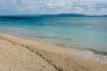 Fototapeta premium sand beach and sea