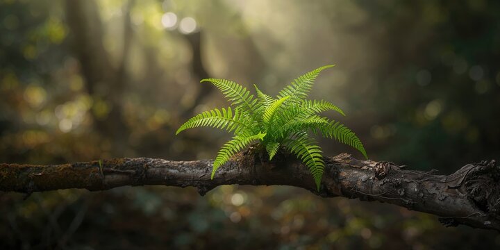 Summer forest scene with sunlight filtering through trees, highlighting natural landscape and greenery, Earth Day