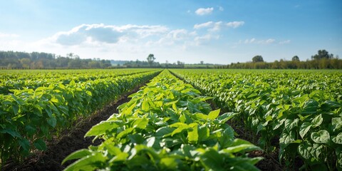 Naklejka premium Pruned tree branches with green leaves, maintenance for tree health