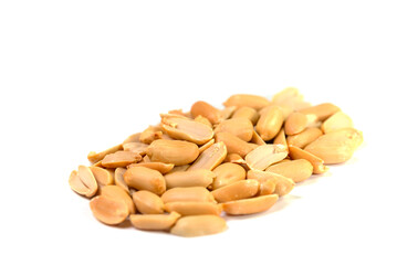 Erdnüsse in einer Nahaufnahme