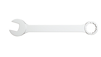 open end wrench tool 3D rendering